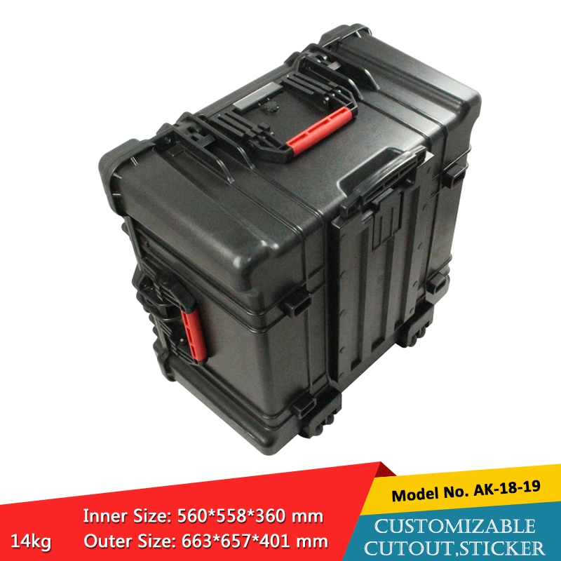 Anti-Pressure Hard Toolbox with Handle Shank