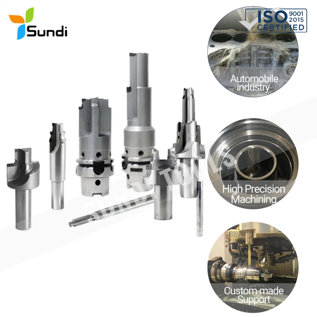 Precision Cemented Carbide Tool Body PCD Precision Cemented Reamer Bit for Metal Processing