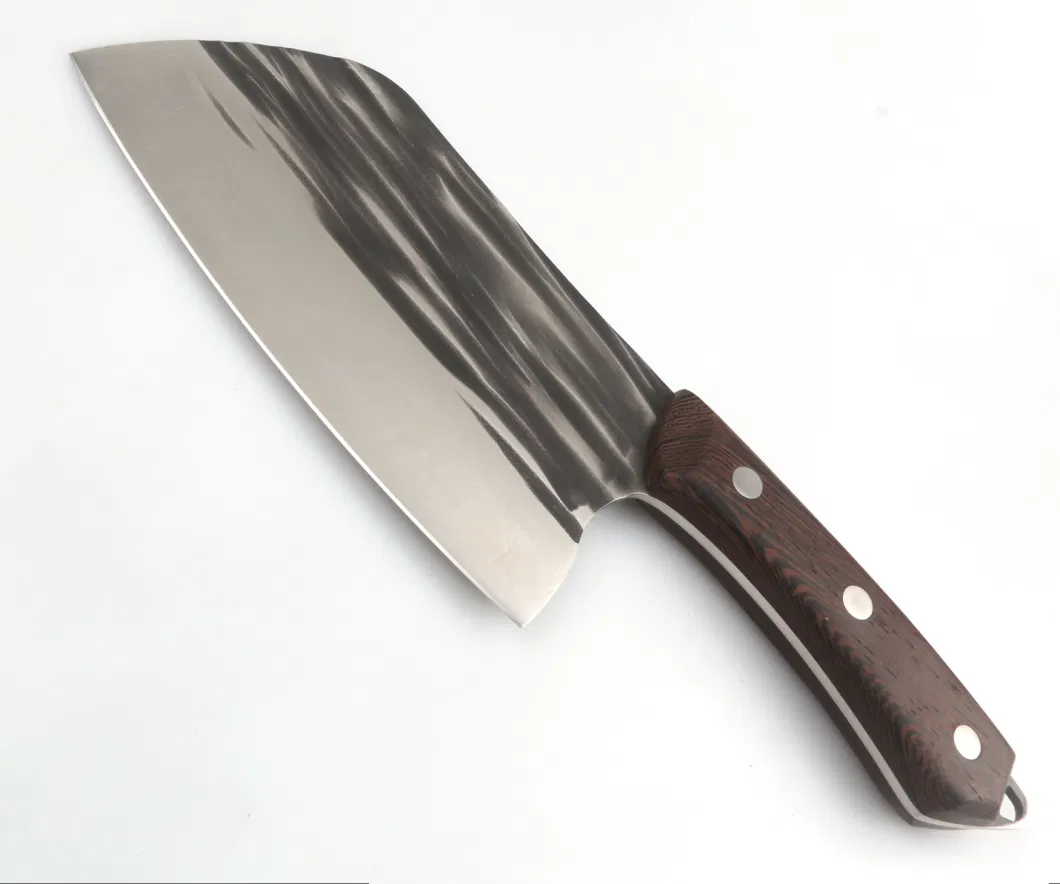 Hand Forged Kitchen Chef Knife/Outdoor Butcher Knife/Hammered Chopper Boning Knife (SE-KA2)