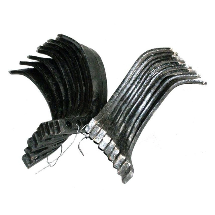 Agricultural Machine Parts Double Hole Rotary Cultivator Tiller Blade