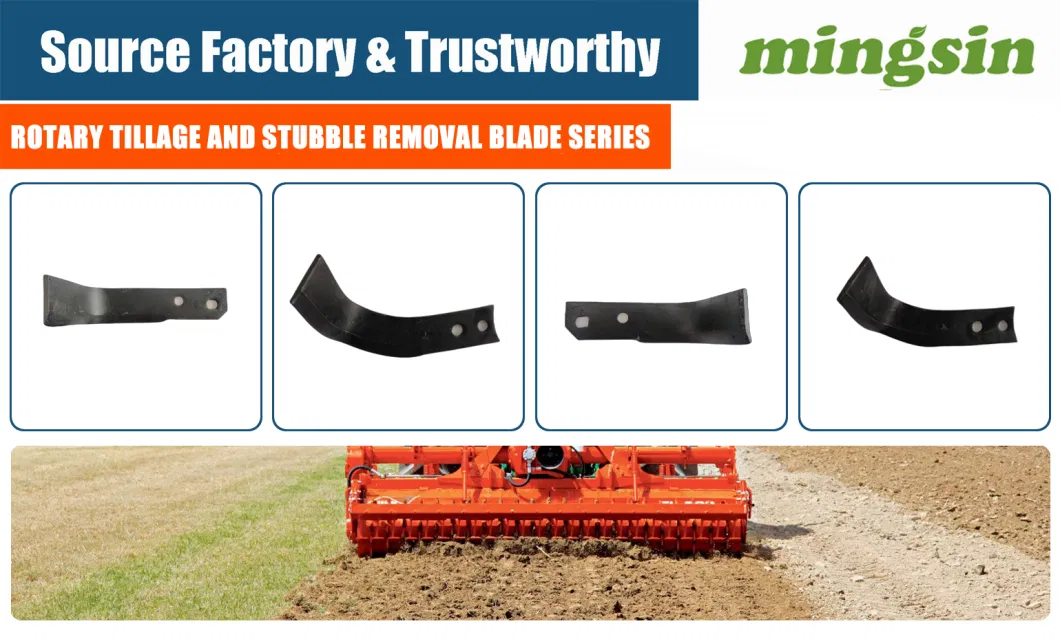 Cultivator Blades Agricultural Machinery Cultivator Spare Parts Rotary Tiller Blade