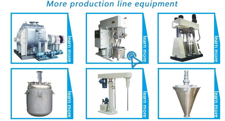 Silicone Rubber Production Horizontal Plowshare Mixer