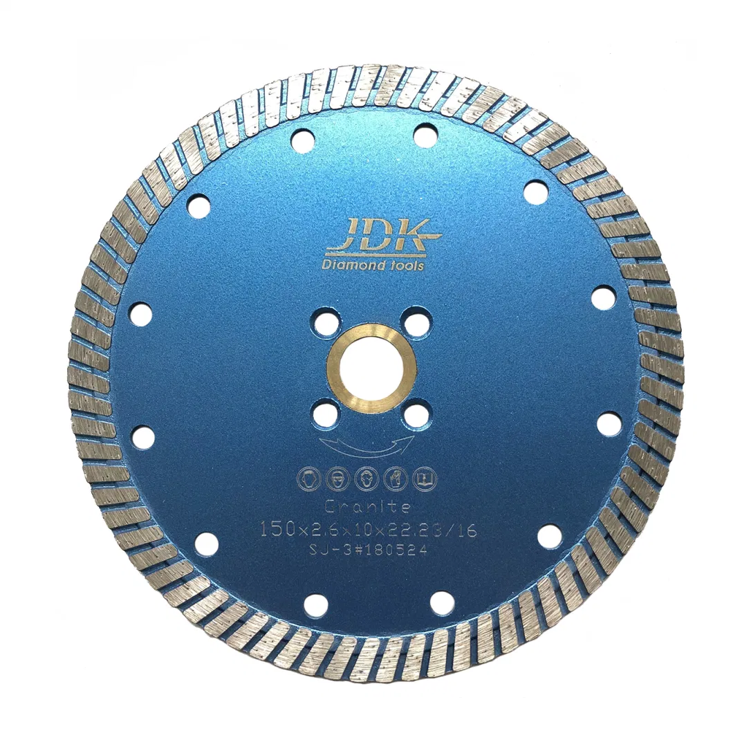 Jdk Diamond Tools 6 Inch 5 Inch Diamond Saw Blade Dry for Granite Small Cutting Disk