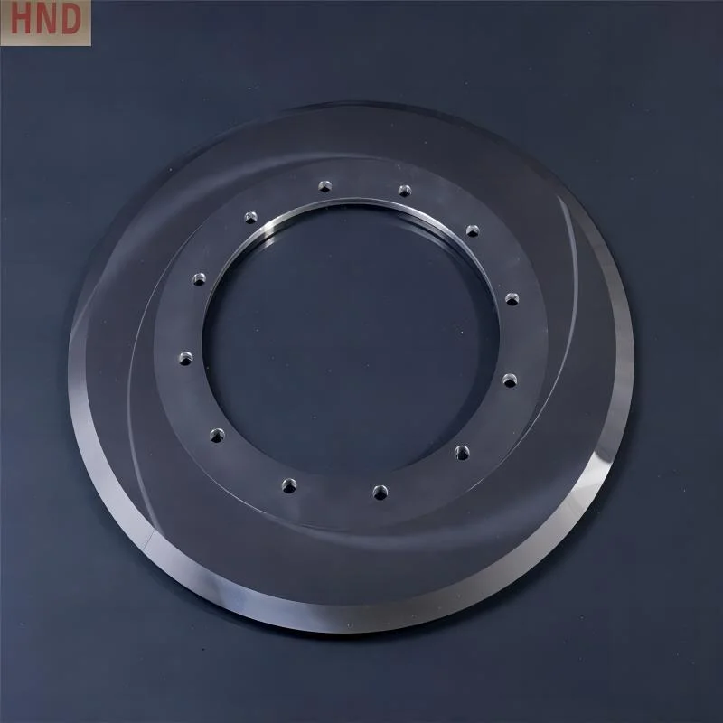 Wear-Resistant High-Hardness Blade Rubber Groove Circular Cutting Paper Processing Round Blade Paper Work Round Blade Paper Work Disk Blade