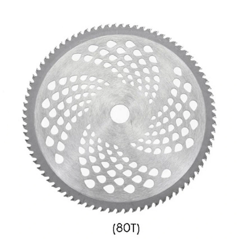 Brush Cutter Lawn Mower Spare Parts--80 Teeth Alloy Metal Cutting Blade