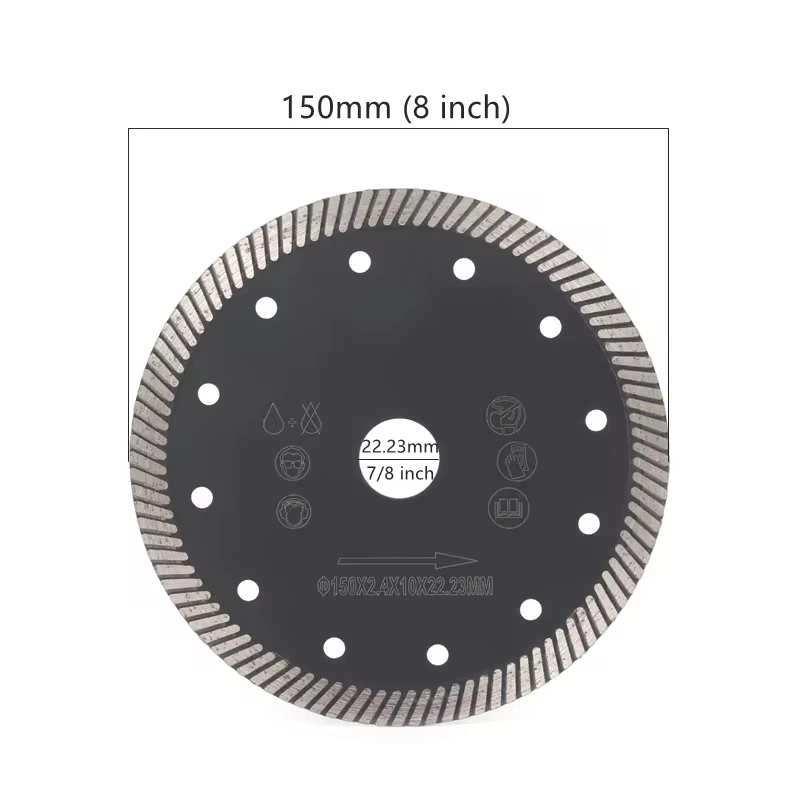 230mm Sintered Stone Diamond Saw Blade Cutting Disk Porcelain Tile Cutting Diamond Tools