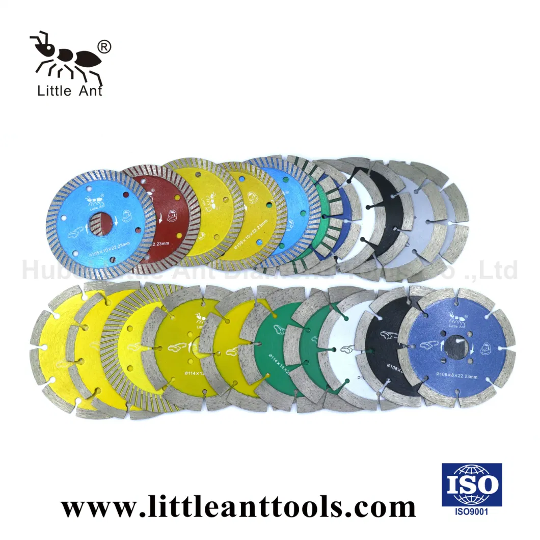 190mm High Quality Sintered Diamond Saw Blade Diamond Tools Cutting Disk Yellow