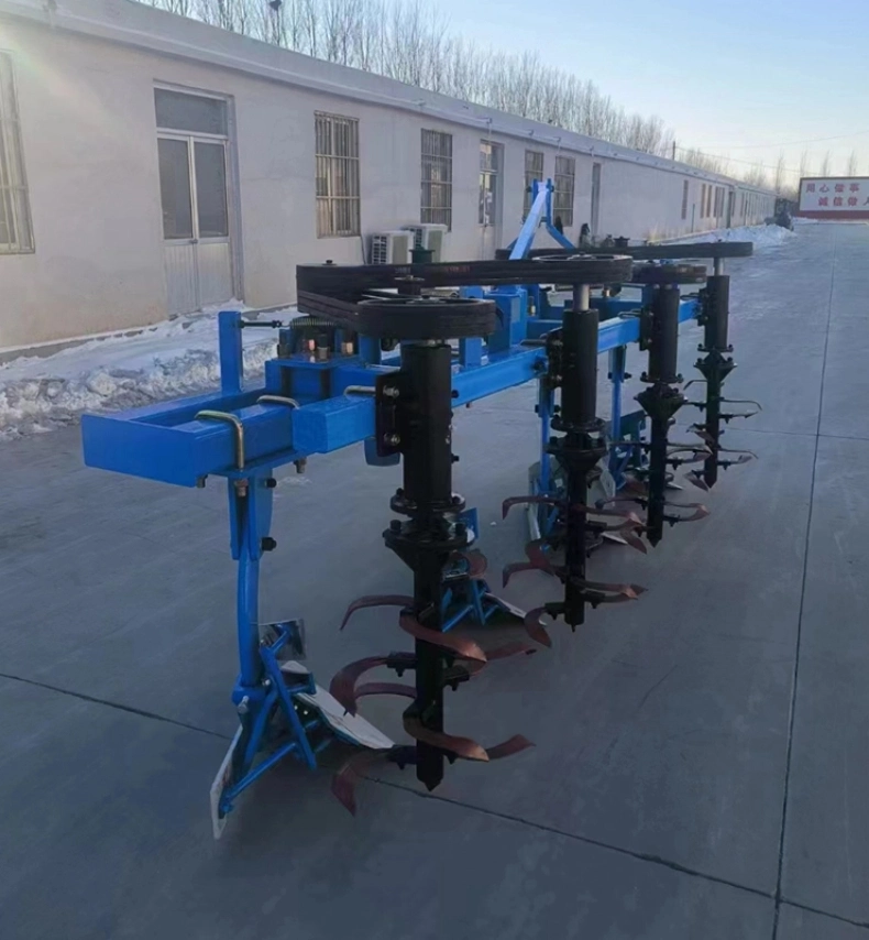 New Plow-Rotary All-in-One Machine for Land Reclamation, Plowshare Type Plow, Tractor-Mounted Plow and Rotary All-in-One Machine, Fully Automatic