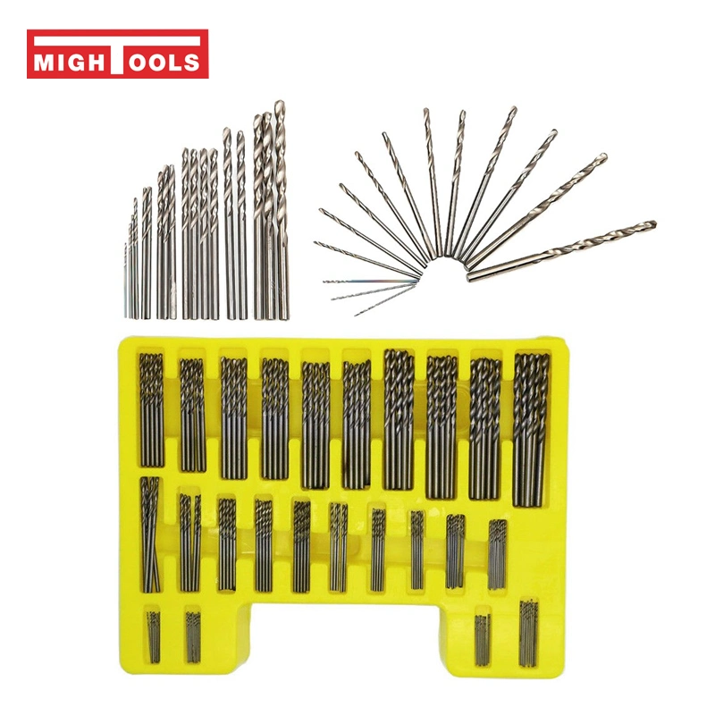 150PCS Set Micro Drill Bit Set Mini Precision HSS Power Drill Small Precision Twist Drilling Kit with Plastic Box 0.4mm-3.2mm