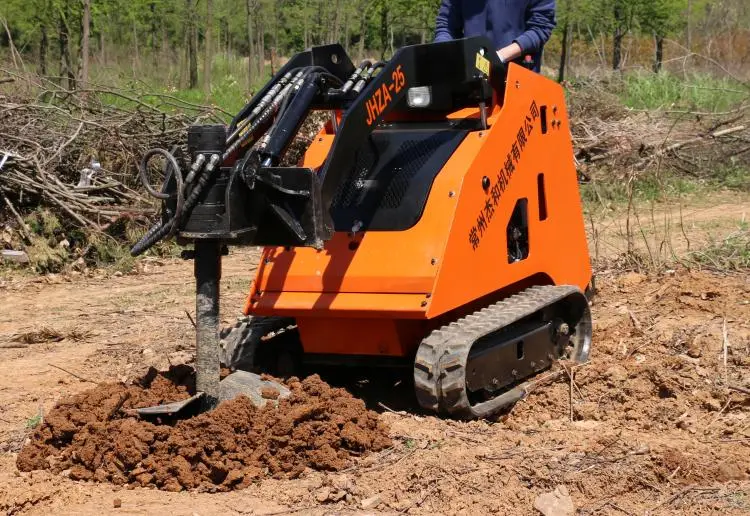 Crawler Type Mini Skid Steer Loader with Auger Like Dingo Ditch Witch Toro Skid Steer