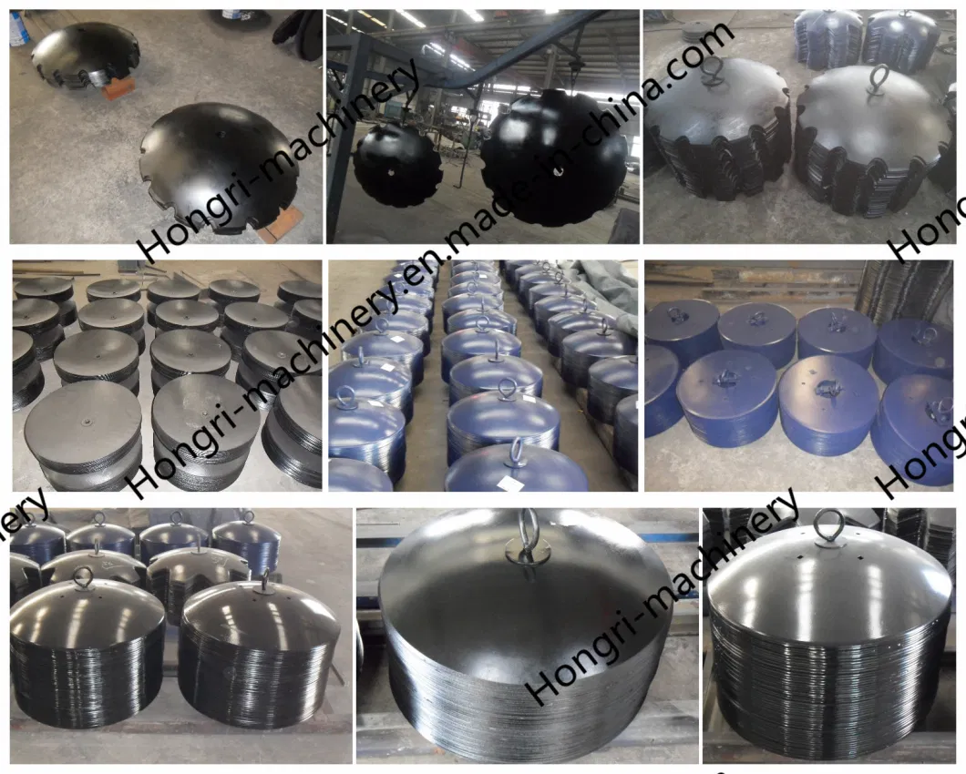 Boron Steel Soil Cultivator Parts Notched Round Plain Plough Harrow Disc Coulter Blade