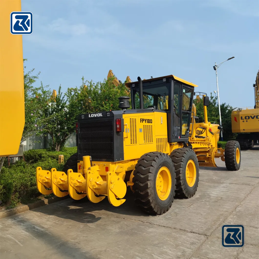 Brand New Earthmoving Machinery Cheaper Price Chinese Grader Motor Grader/ Road Grader/ with Front Blade and Rear Ripper -Horsepower Model Gr135/Gr165/Gr180/Gr2