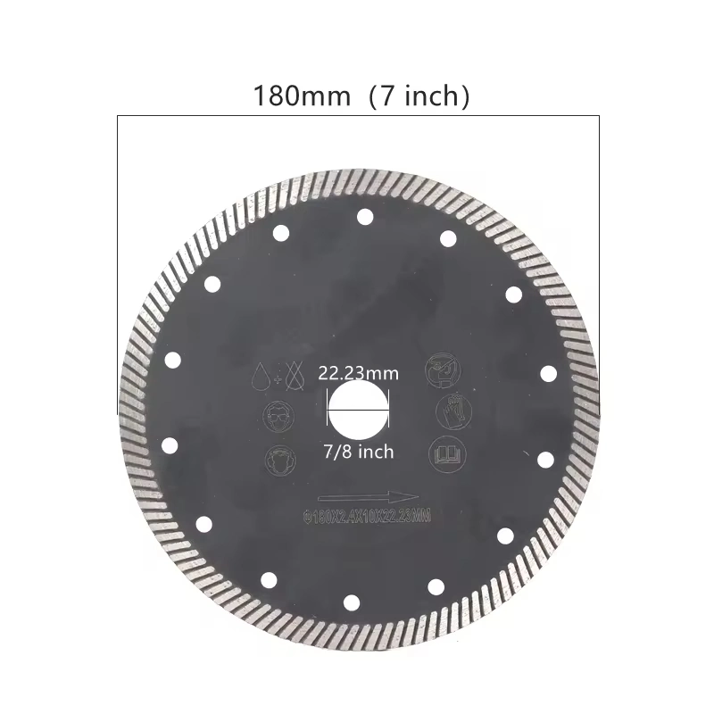 230mm Sintered Stone Diamond Saw Blade Cutting Disk Porcelain Tile Cutting Diamond Tools