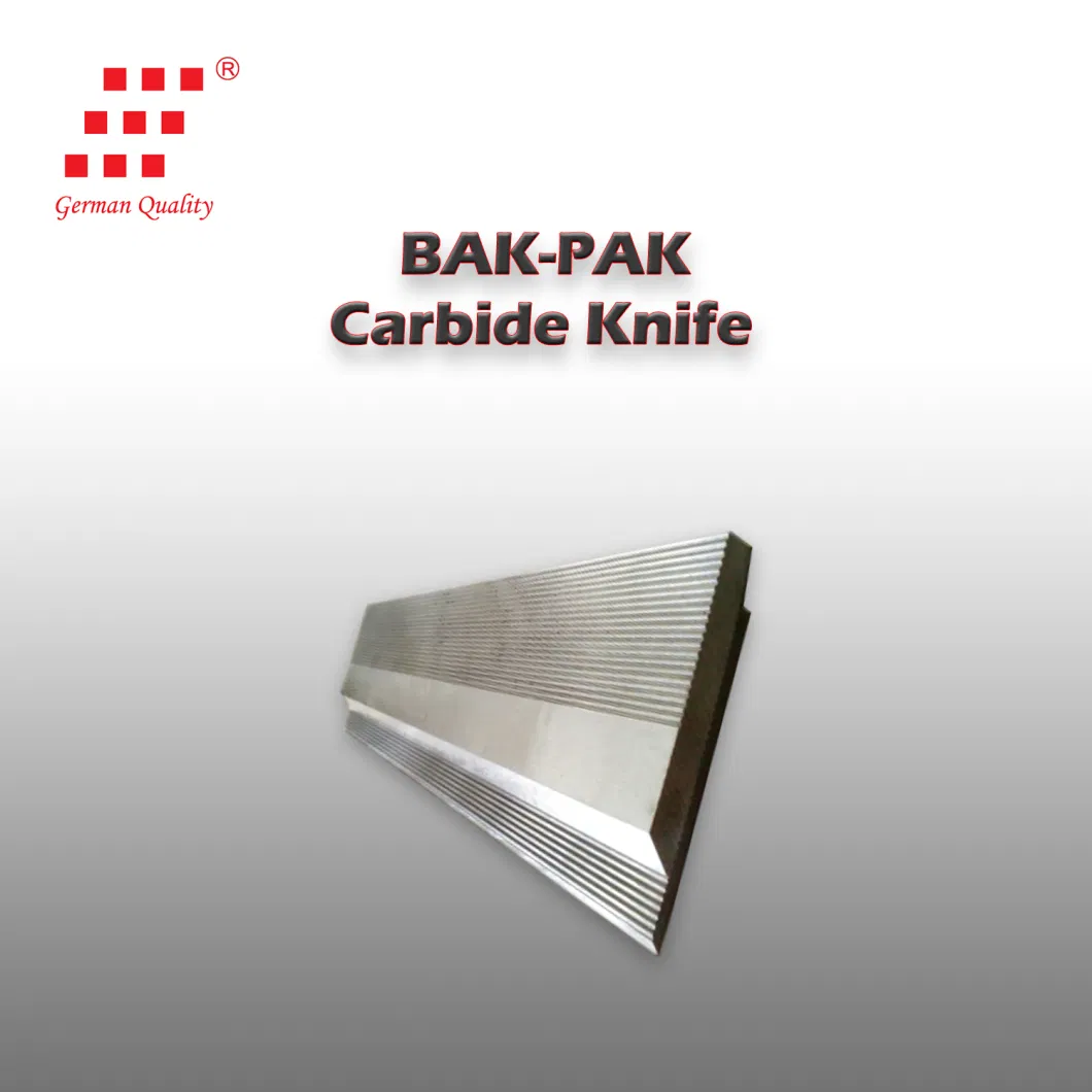 Tct Bak-Pak Quality Carbide Knife Serrated Knife for Cutting Machine