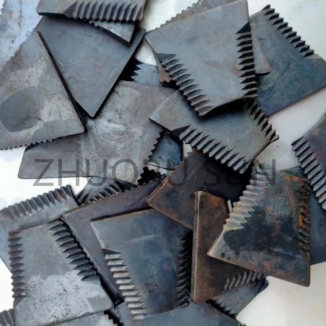 Factory Price 90*70*3 Shredder Blade 65 Mn Steel Reaper Blade