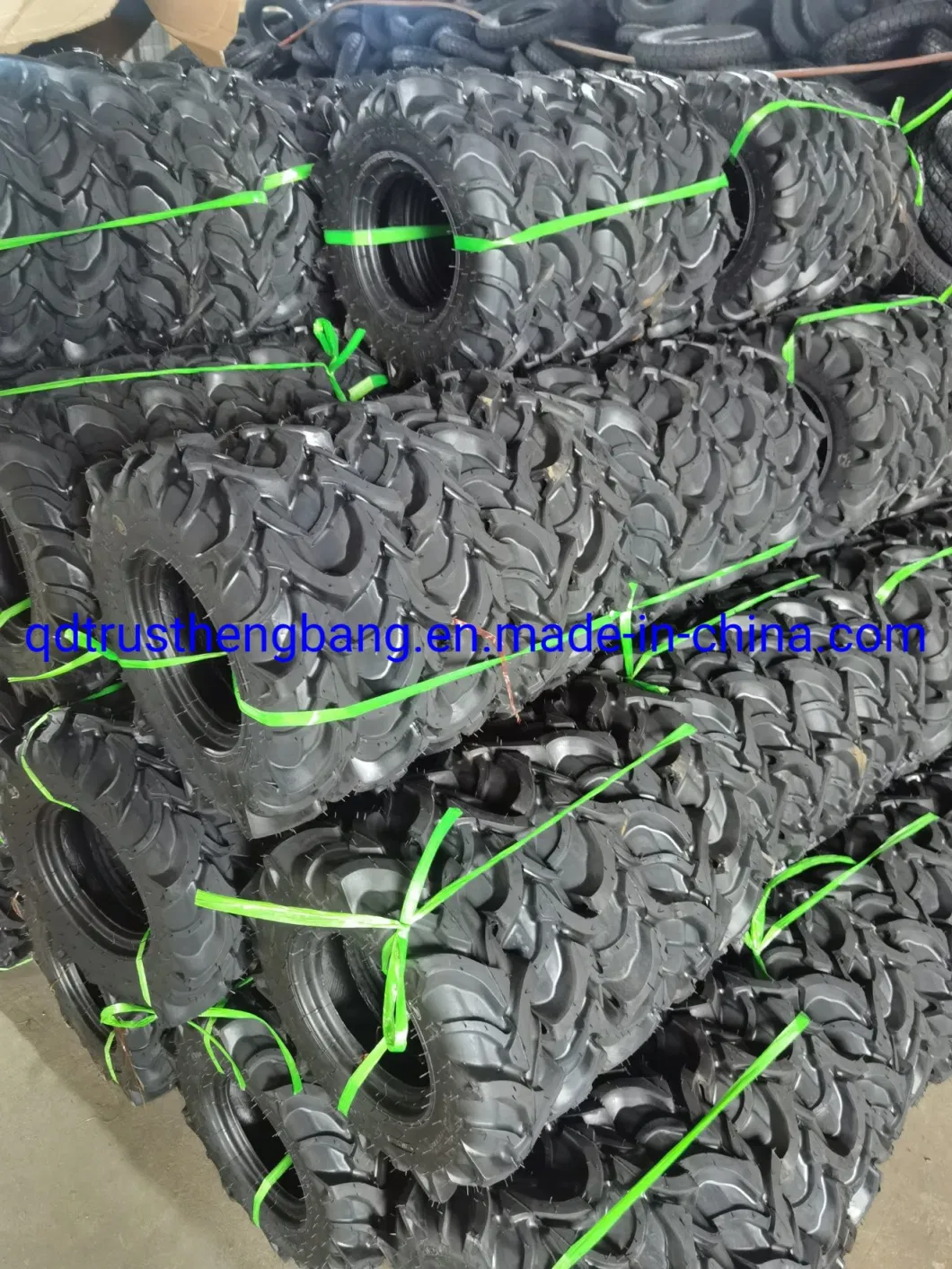 4.10/3.50-4 Tires with Inner Tube for Garden Rototiller Snow Blower Mowers