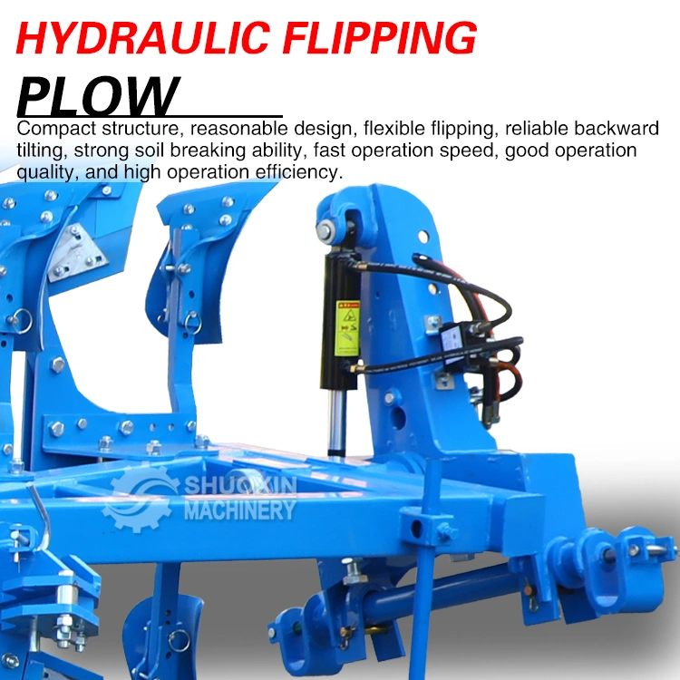 Farm New Type Reversible Single Furrow Disc Turning Flip Plow Furrow Plough Hydraulic Rotary Plow