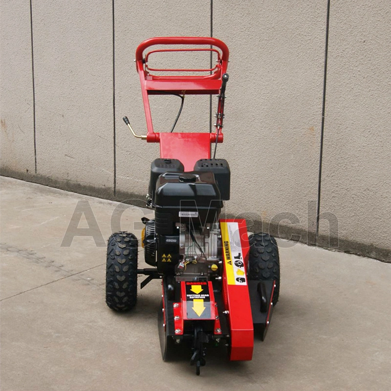 Gasolion Engine Stump Grinder Garden Wood Chippers Stump Removal Machine for Sawdust Powder