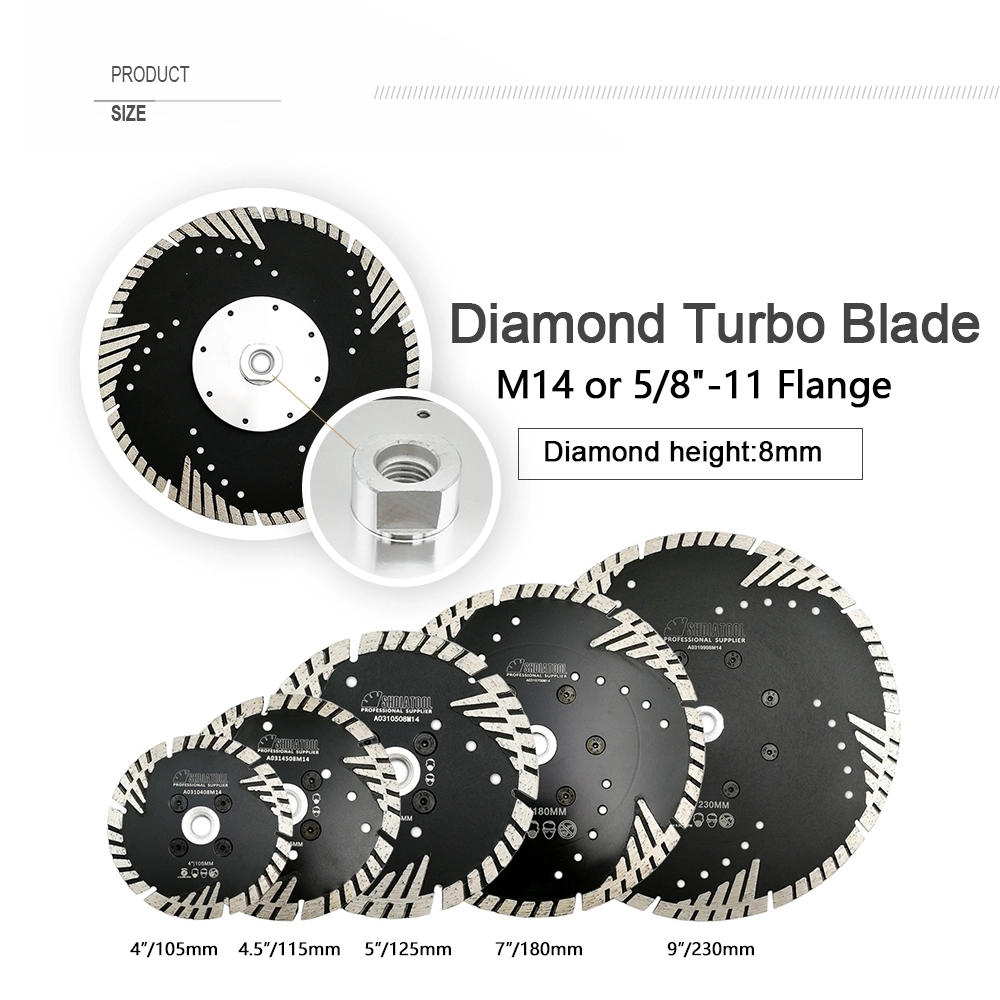 7inch Hot Pressed Saw Blades for Masonry Stone Diamond Cutting Disk