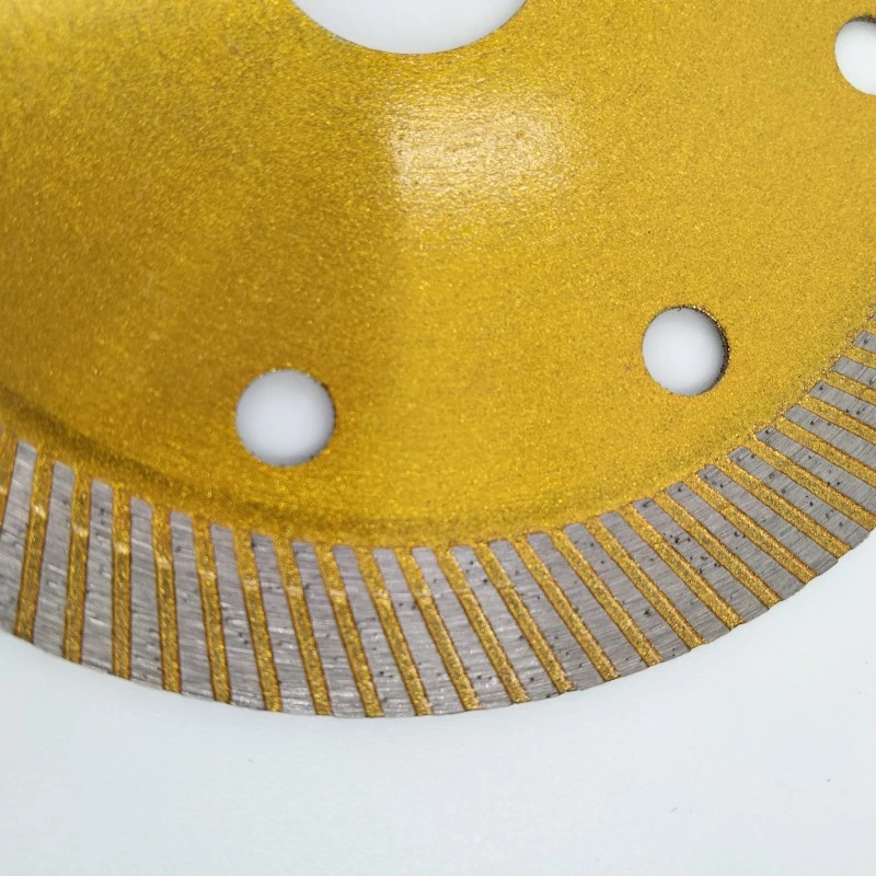 OEM High-End Quality Diamant Disk 115/125/180/230mm Mesh Thin Turbo Cutting Saw Blade for Porcelain Tile Cutting Disc