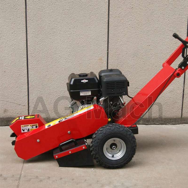 Gasolion Engine Stump Grinder Garden Wood Chippers Stump Removal Machine for Sawdust Powder