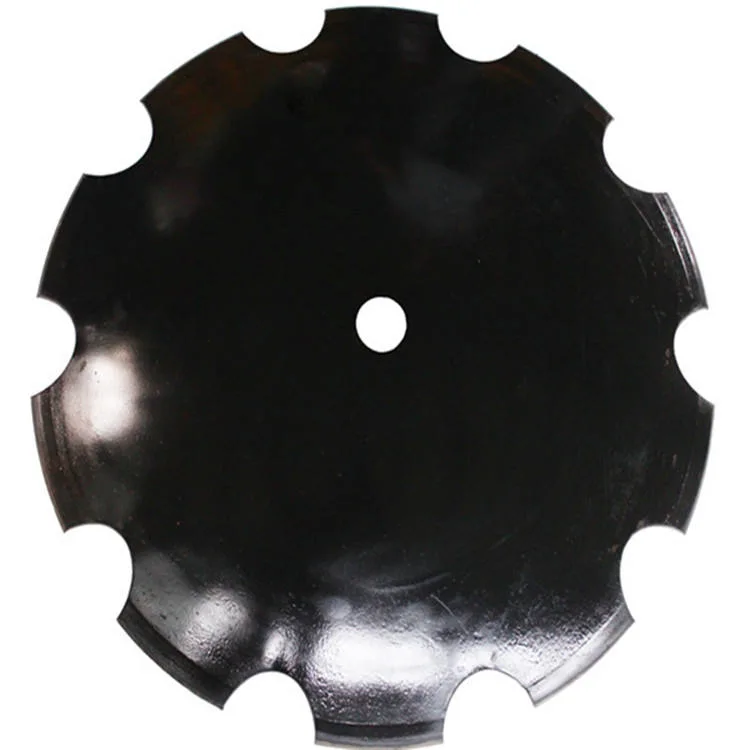 Heat Treated 24 Inch Disc Harrow Blades, Center Hole Round Type Notched