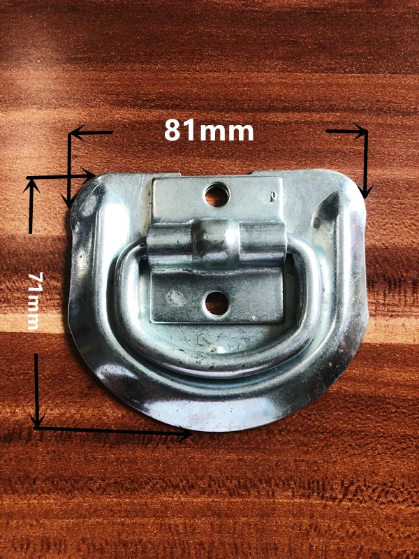 Floor Mount Rope Truck Tie Down Lashing D Ring Pull Ring