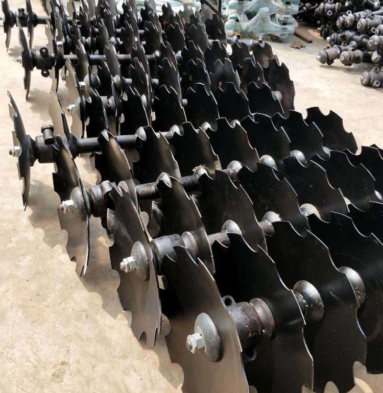 Heat Treated 24 Inch Disc Harrow Blades, Center Hole Round Type Notched