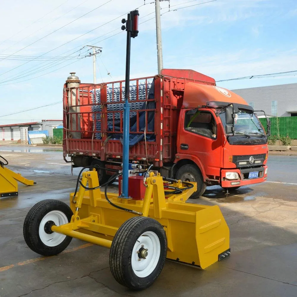 Breeding Industry Use High Efficiency Tractor Pulling Power Manege School Grader Blade with Harrow Land Scraper Land Leveller