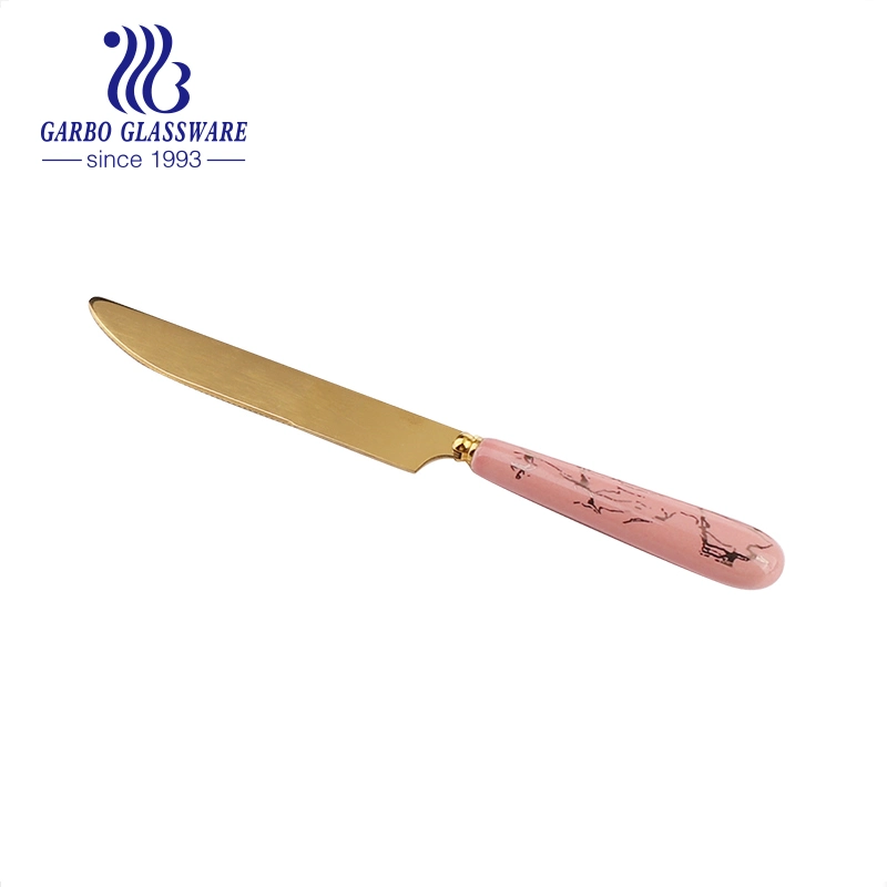 High Quality Pressed Kitchen and Restaurant Using Stainless Steel Knife with Metal Handle