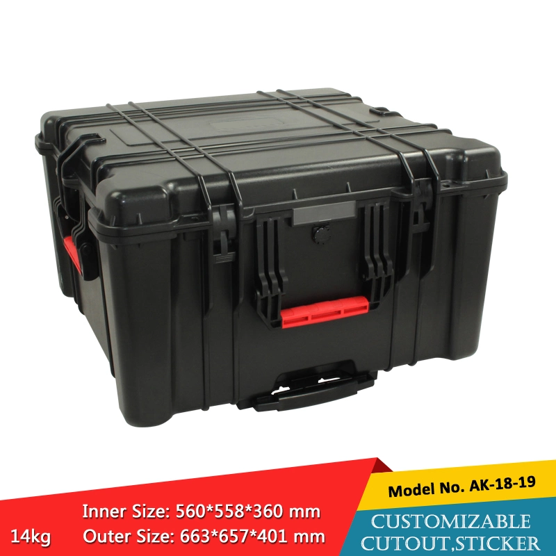 Anti-Pressure Hard Toolbox with Handle Shank