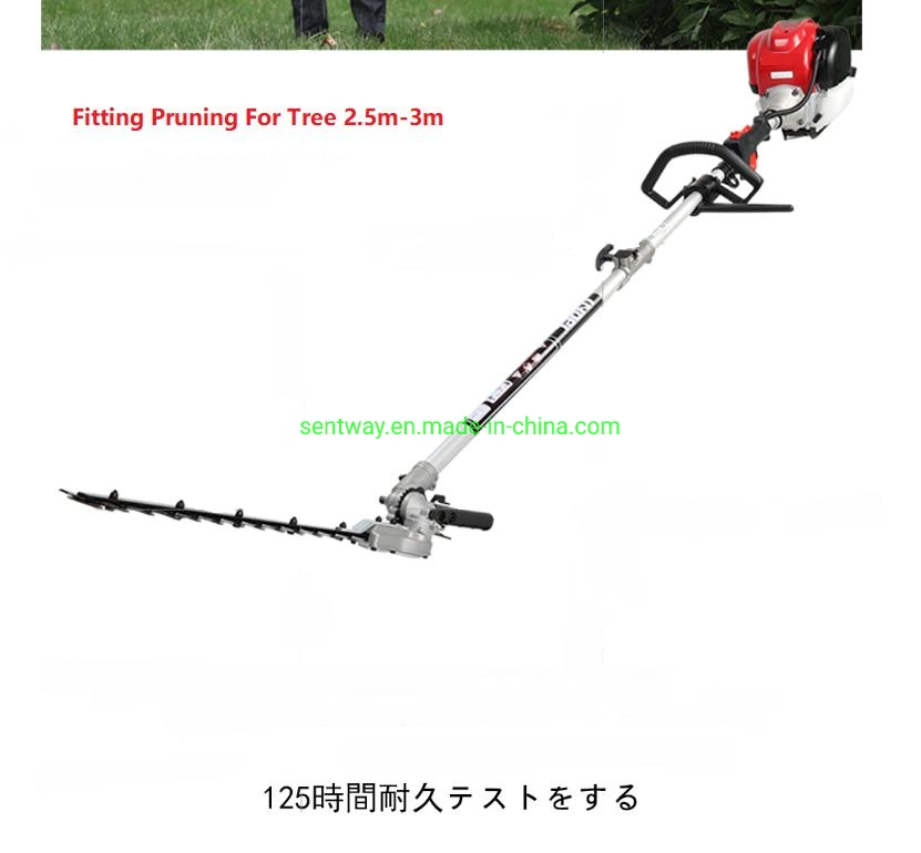 Ohc Gx35 4 Stroke Gasoline Strimmer 6 in 1 Multi-Tool Petrol Brush Cutter Long Pole Saw Hedge Trimmer Whipper Snipper Weed Eater