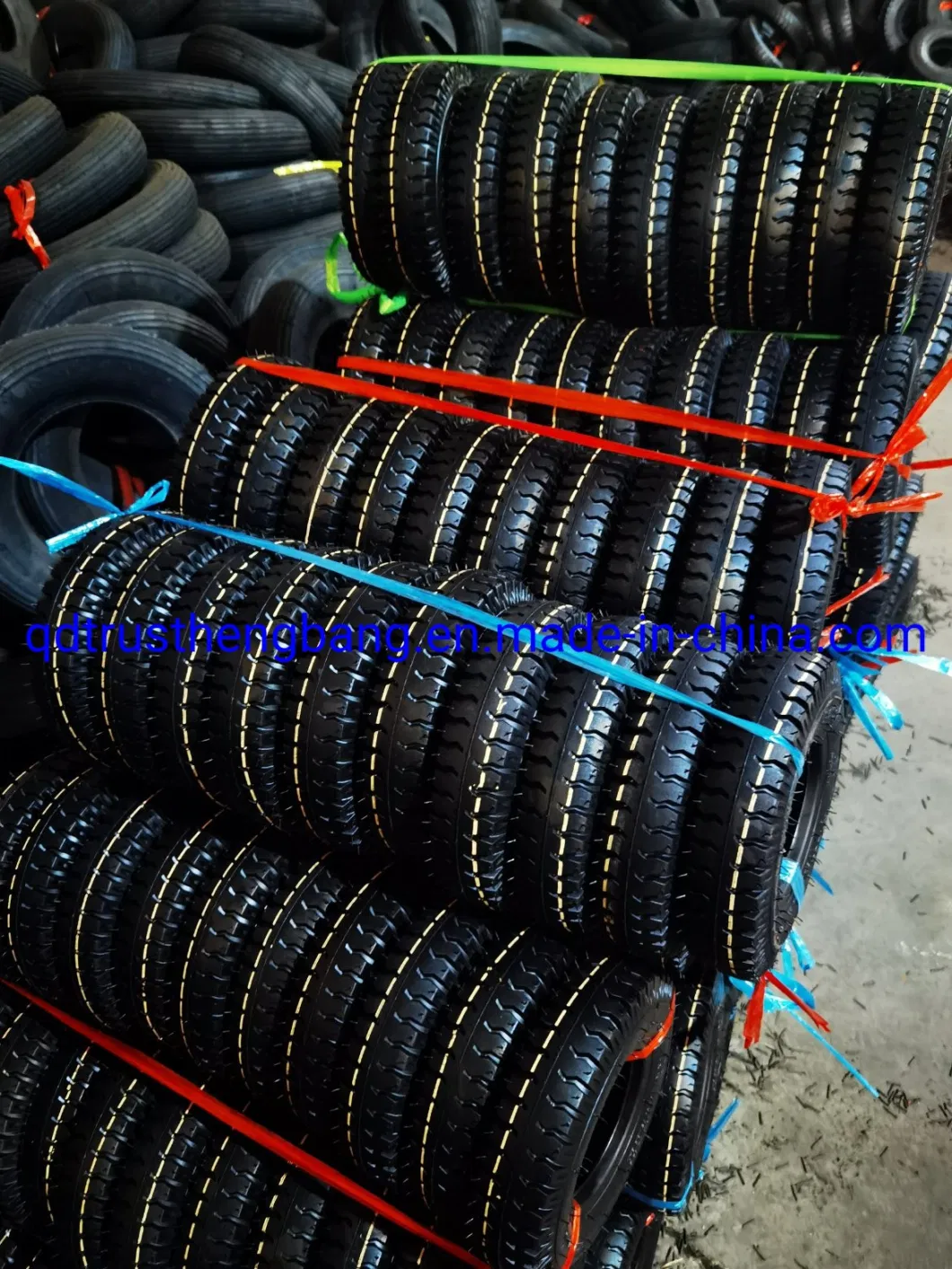 4.10/3.50-4 Tires with Inner Tube for Garden Rototiller Snow Blower Mowers