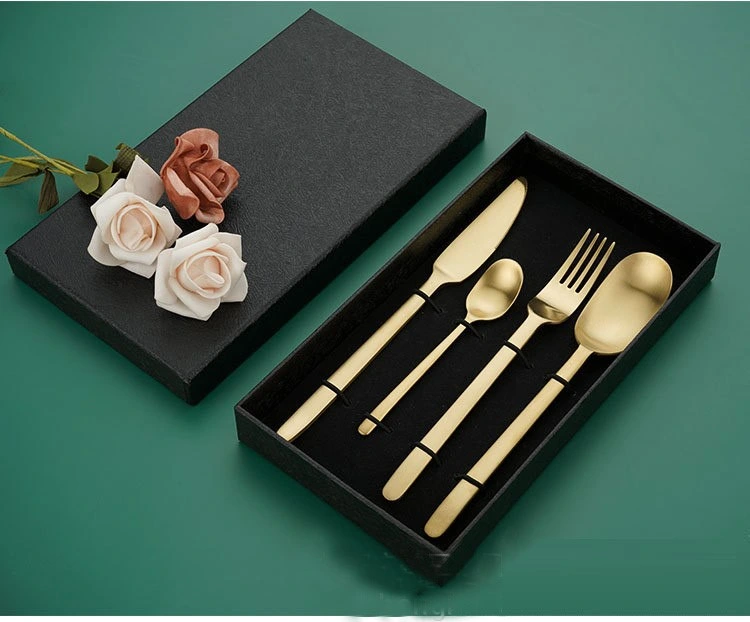 Unique Design Handle Stainless Steel Stirring Coffee Spoon Wtih Cutlery Gift Box