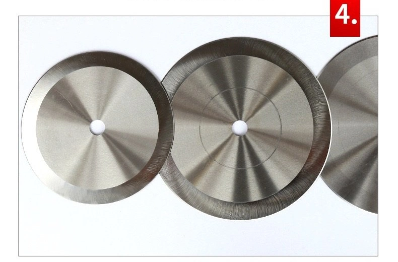 Sk85 Single Angle Cloth Leather Twill Slitting Round Disc Blade for Strip Rolling Machine