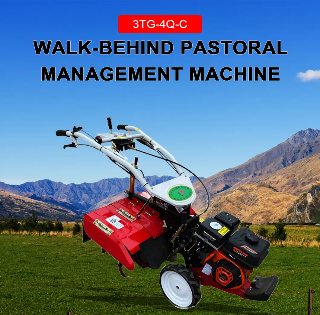 Rotary Cultivator Diesel Engine Petrol Mini Rototiller Farm Machinery Tractor Rear Tine Power Tiller for Agricul