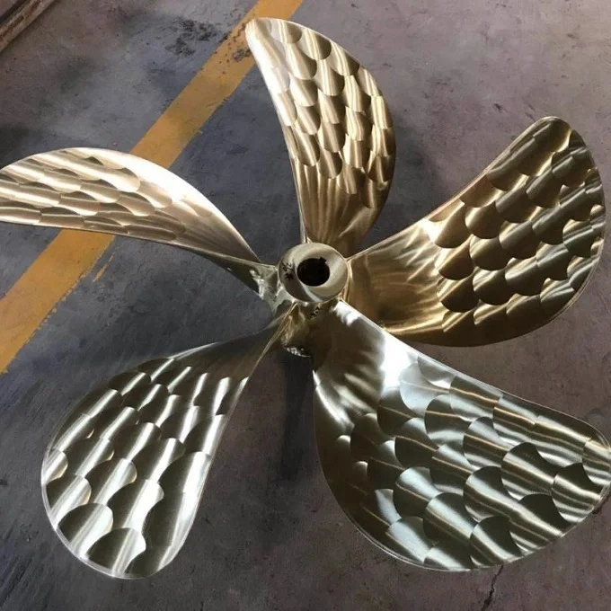 Customizable Cu3 Bronze Four/Five Blades Boat Marine Propeller