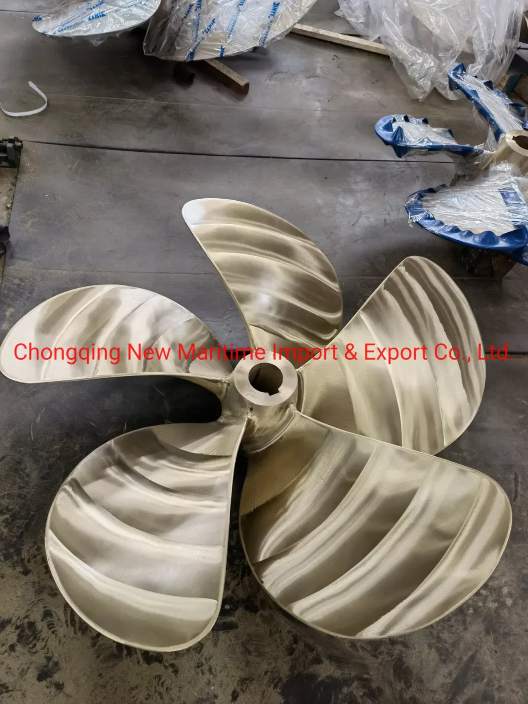 Customized Three-Blade Four-Blade Copper Alloy Marine Propeller