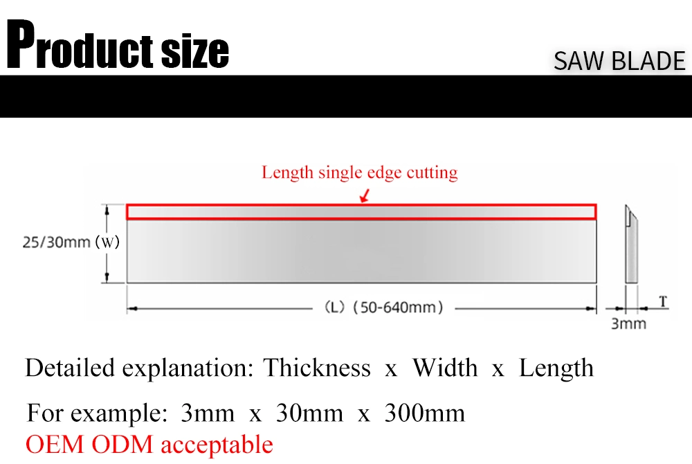 Woodworking Tools Carbide Planer Knives Chipper Wood Blades