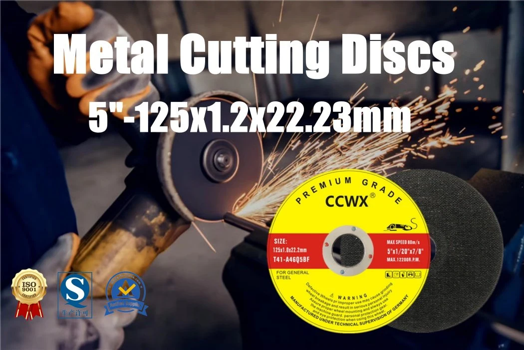 Abrasives Wheel 5&quot; 125X1.2X22.23mm Metal Cutting Disc