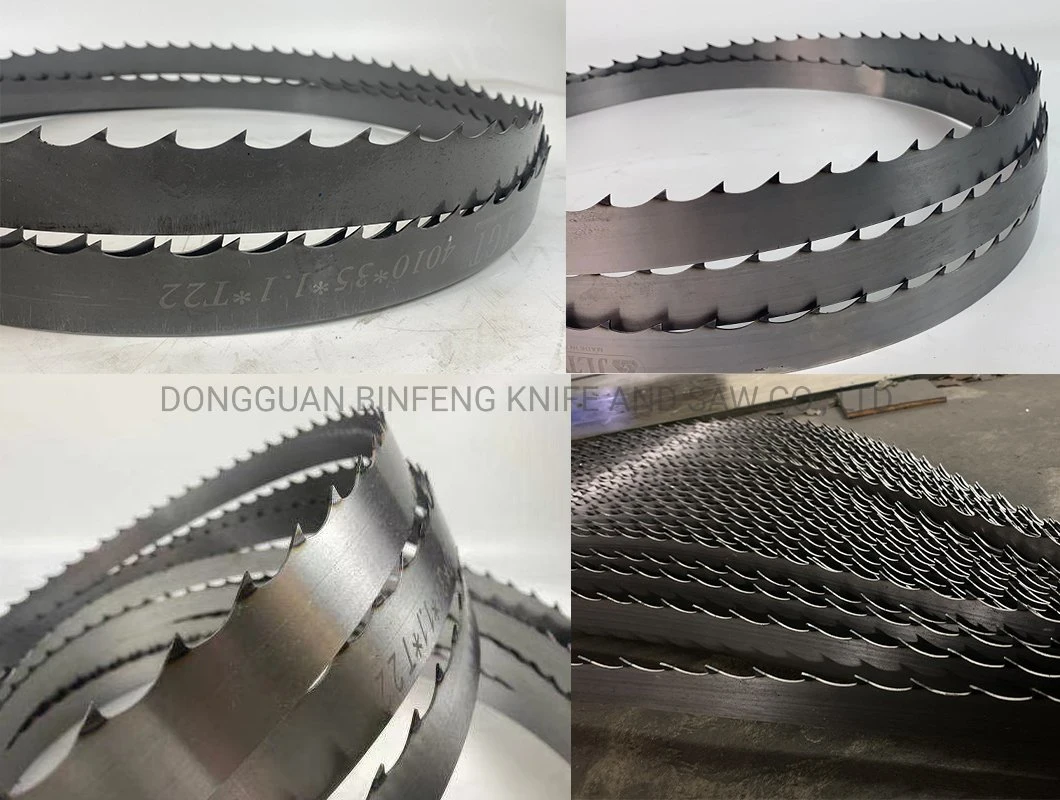 124 C75s Quenching Hardened Teeth Band Saw Blade for Hard Wood Cutting