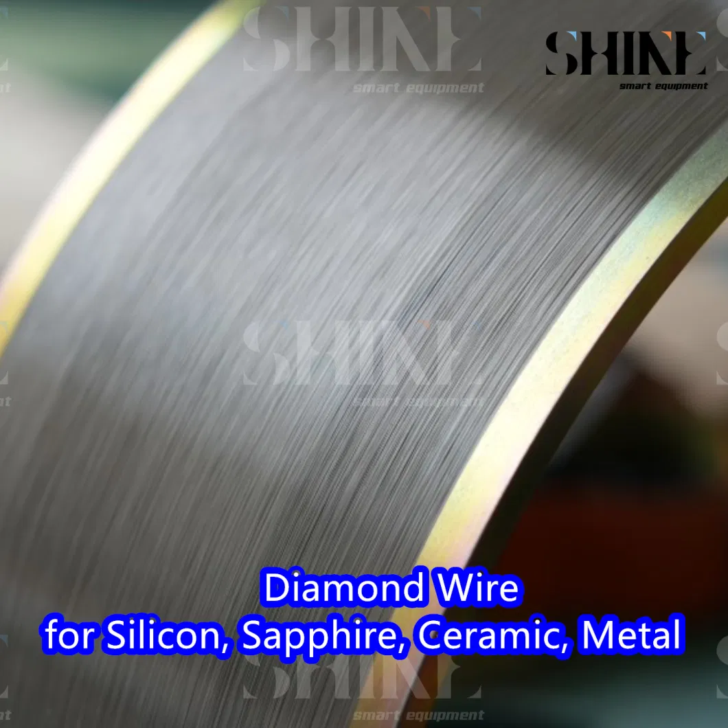 Durable Diamond Wire Cutter Blade for Semiconductor Silicon Sapphire Block Slicing Wafering