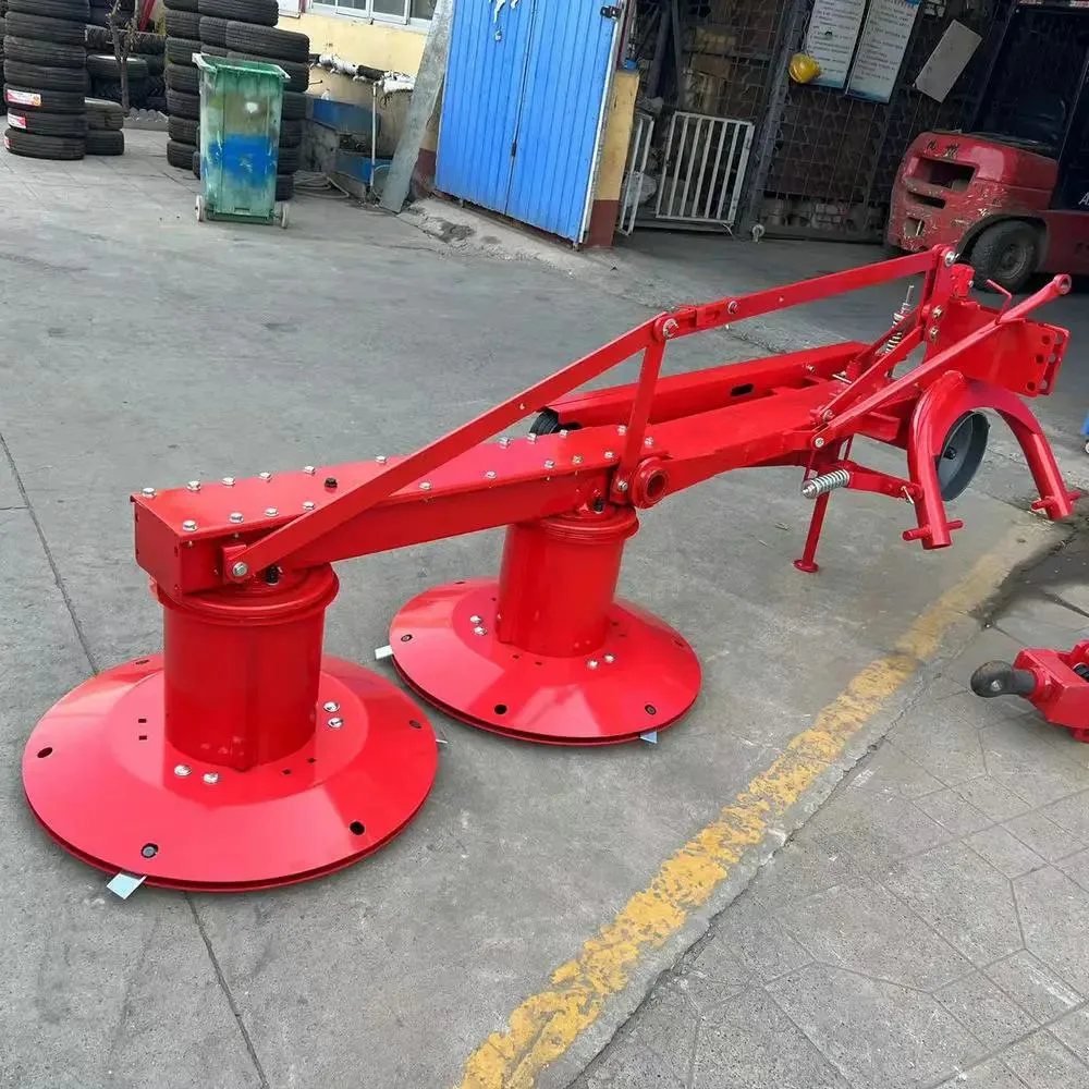 Hot Sale China Manufacturer 1.35 M Tractor Driven Rotary Mower Mower Tractor 6 Blades Drum Mower