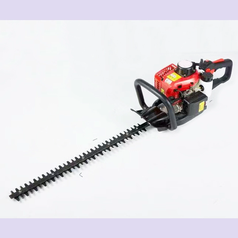 Professional 23cc Gasoline Petrol 2 Stroke Handheld Double Edge Blade Cordless Hedge Cutter Hedge Trimmer with CE GS