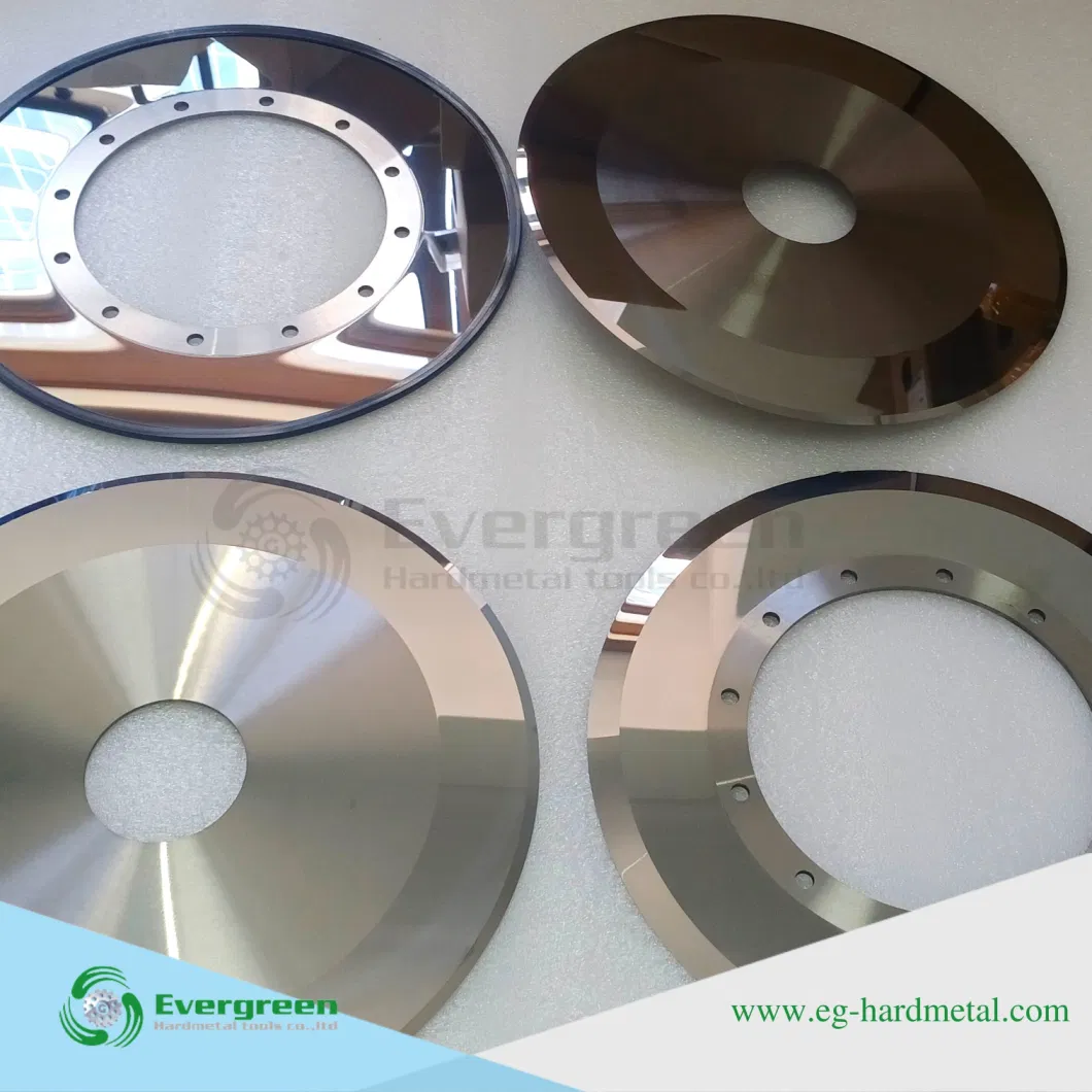 Circular Tungsten Carbide Disc Cutter Blade for Tungsten Carbide Slitter Knife