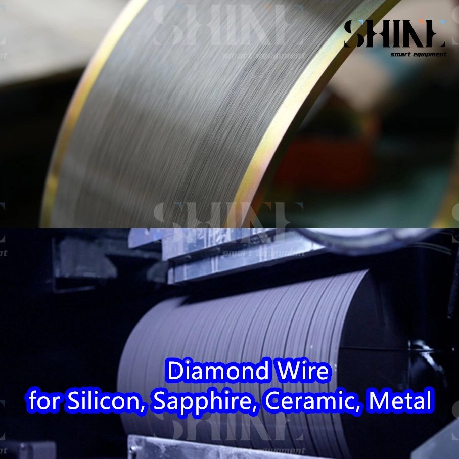 Durable Diamond Wire Cutter Blade for Semiconductor Silicon Sapphire Block Slicing Wafering