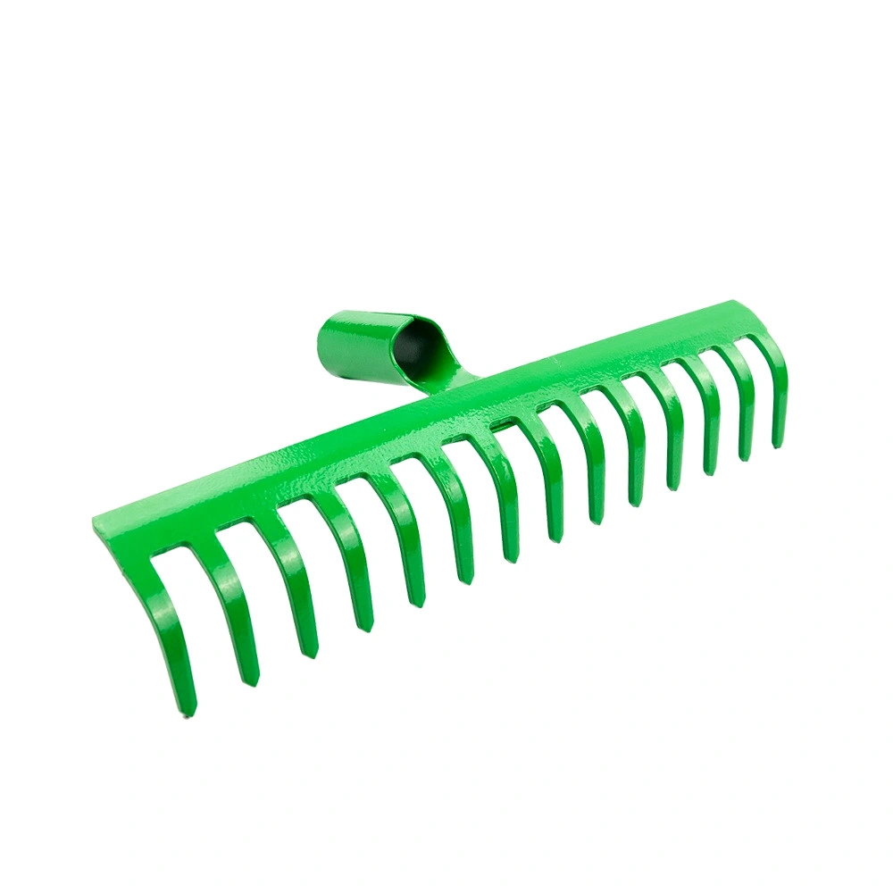 Carbon Steel Garden 12 Teeth Garden Lawn Rake