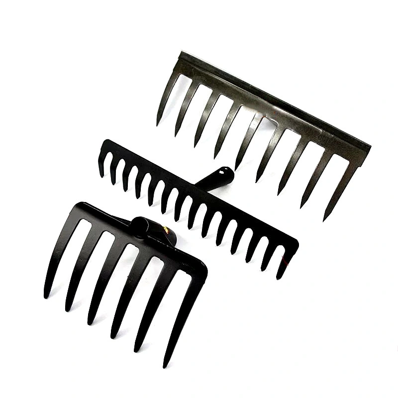 Carbon Steel Garden 12 Teeth Garden Lawn Rake