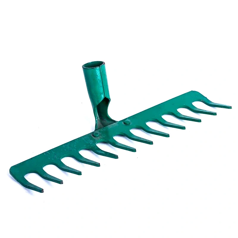 Carbon Steel Garden 12 Teeth Garden Lawn Rake