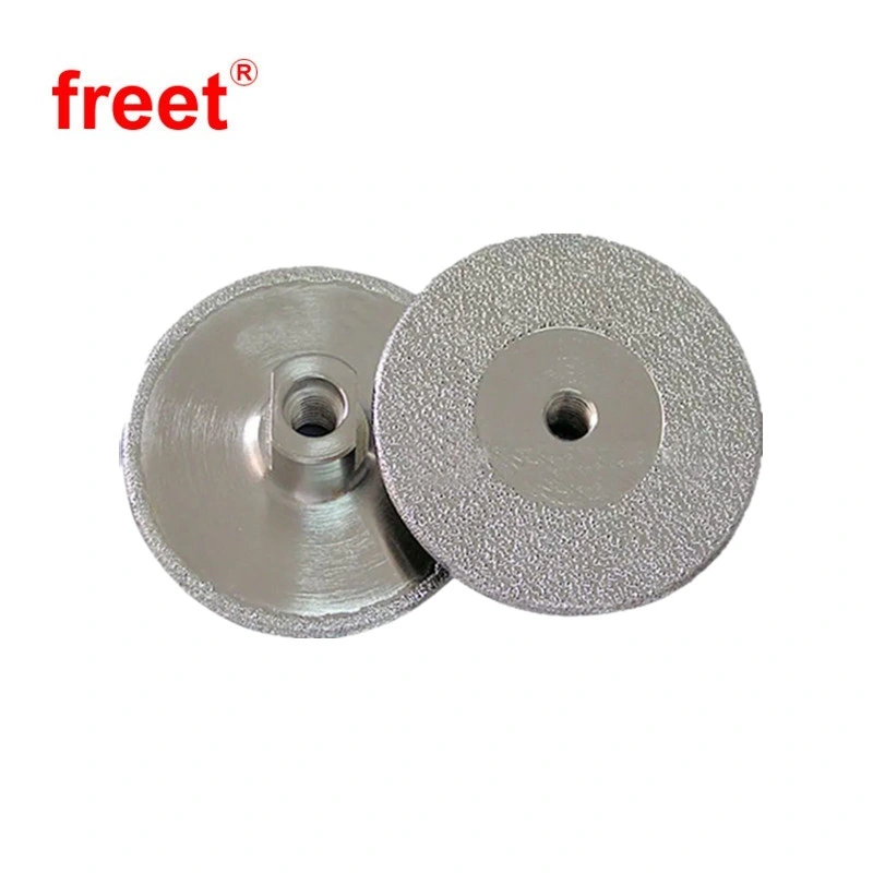 5/8-11 Arbor Vacuum Brazed Fast Cutting Shaping Diamond Grinding Wheel Disc Blade